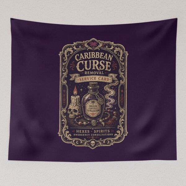 Item preview, Caribbean Curse Removal Service Card designed and sold by agearb.