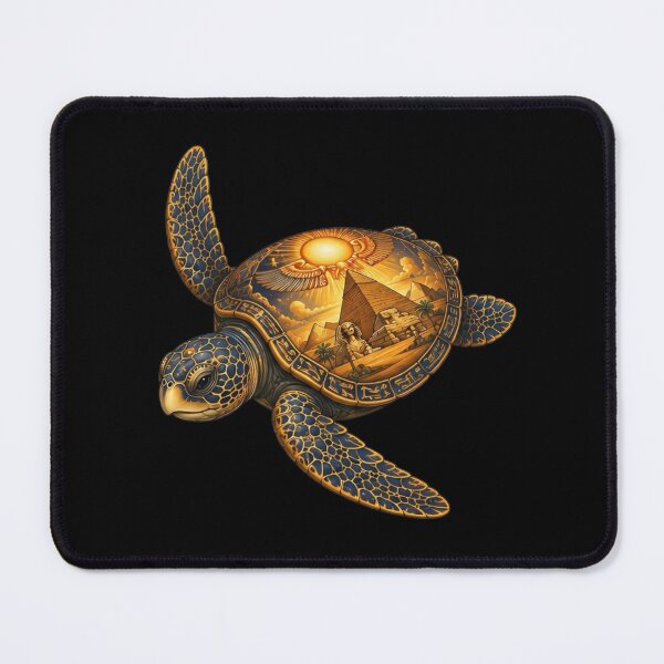 Item preview, Decorative Sea Turtle | Ocean Pyramid Art Collection designed and sold by Zaru Art Studio.