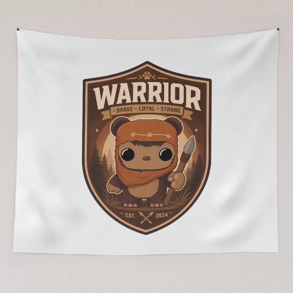 Item preview, Ewok - Warrior designed and sold by FrontierCosmic.