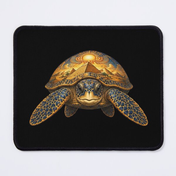Item preview, Sea Turtle Portrait | Ocean Pyramid Art Collection designed and sold by Zaru Art Studio.