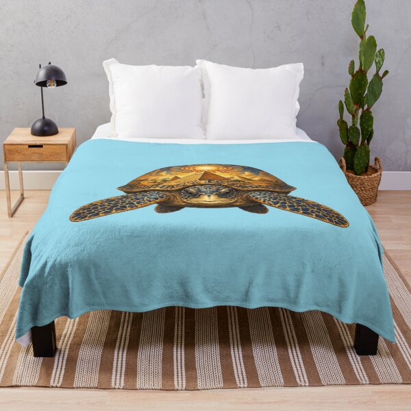 Item preview, Sea Turtle Portrait | Ocean Pyramid Art Collection designed and sold by Zaru Art Studio.