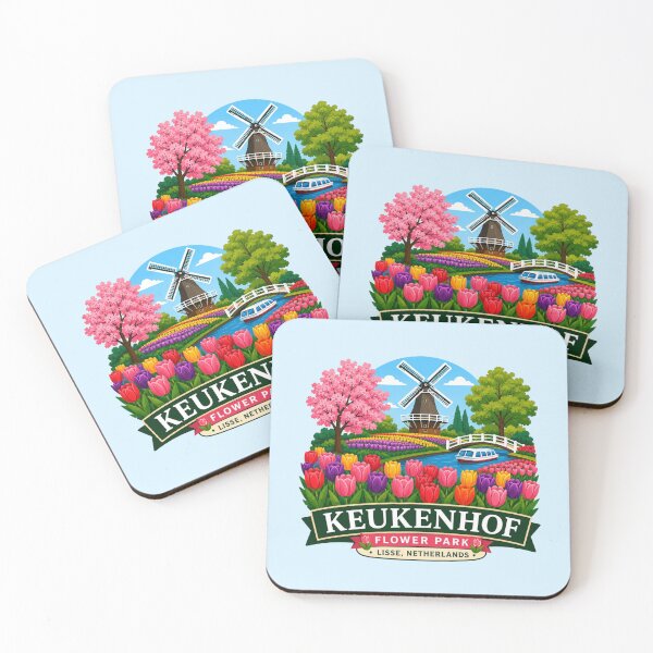Item preview, Keukenhof Flower Park - Lisse, Netherlands Tulip Garden designed and sold by Myra365Art.