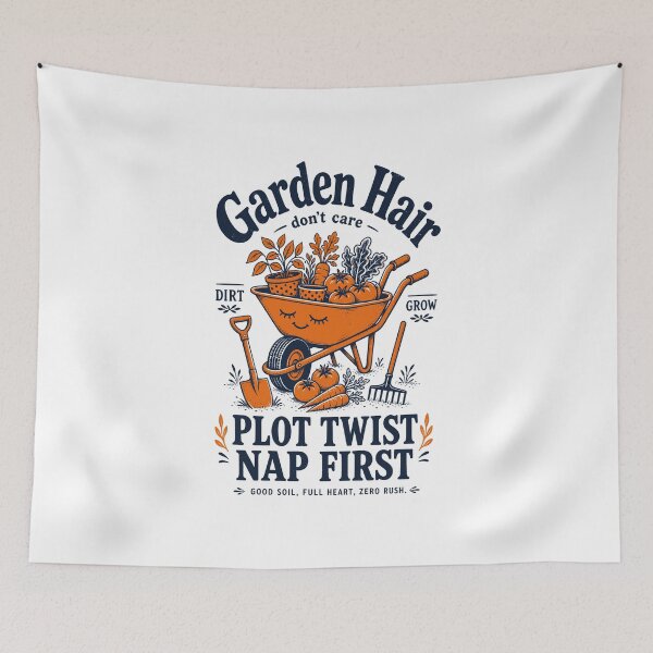 Item preview, Gardening Garden Hair Dont Care Plot Twist designed and sold by LuminOrb.