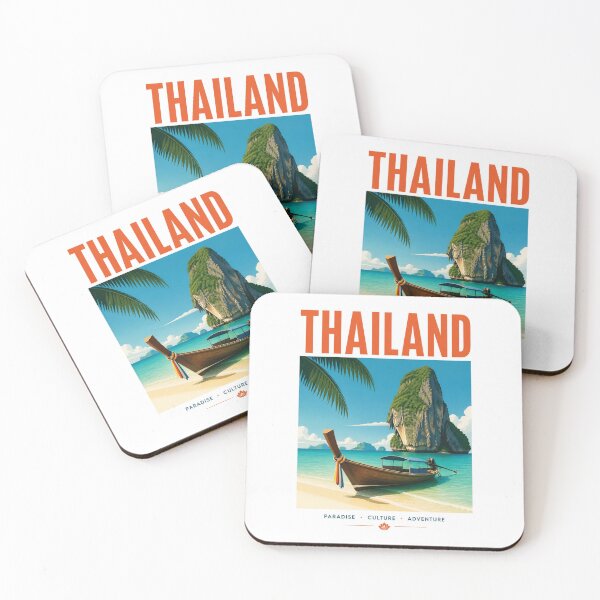 Item preview, Vintage Thailand Poster designed and sold by GoodOldVintage.