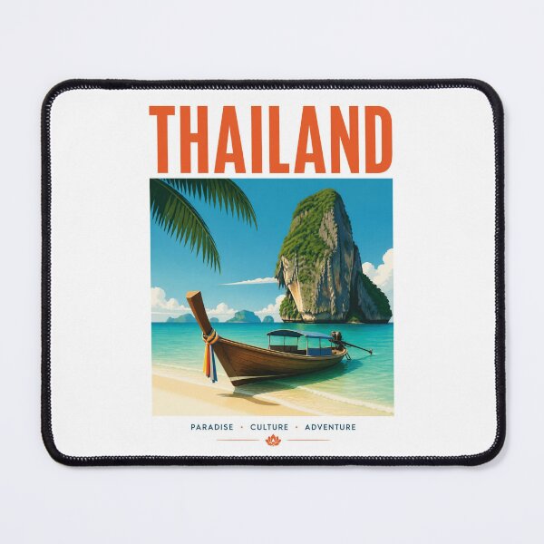 Item preview, Vintage Thailand Poster designed and sold by GoodOldVintage.
