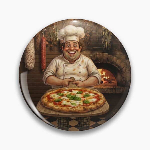 Item preview, Buon Appetito Pizza Chef - Funny Italian Pizzeria Art designed and sold by The store under the battleship :).