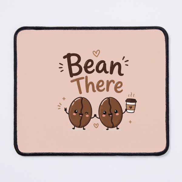 Item preview, Bean There Cute Coffee Beans Kawaii Pun | Funny Coffee Lover Sticker designed and sold by Sanika arts .
