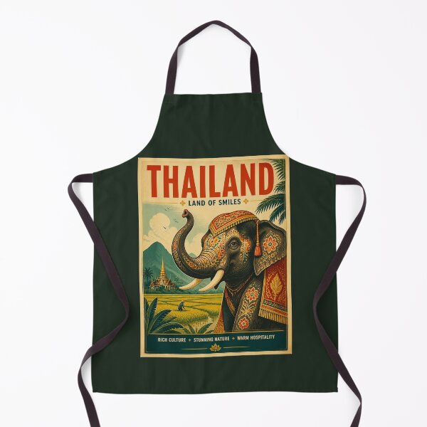 Item preview, Vintage Thailand Poster designed and sold by GoodOldVintage.