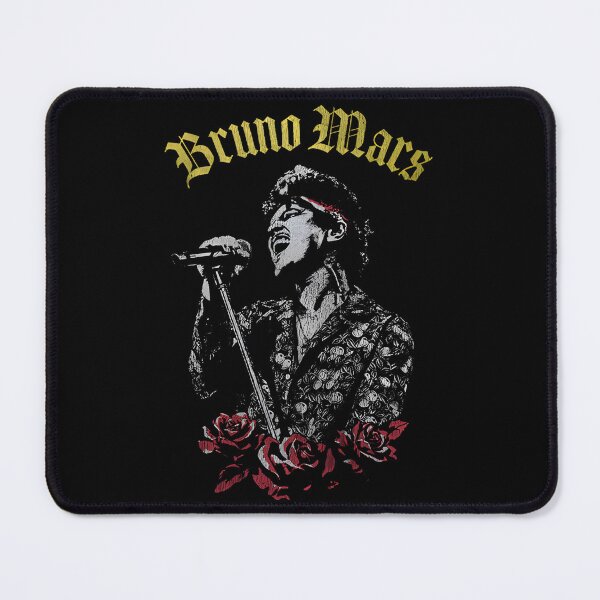 Item preview, Bruno Mars Live Vintage Gold Gothic Typography & Roses designed and sold by SamirBeer96.
