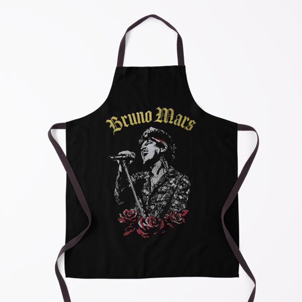 Item preview, Bruno Mars Live Vintage Gold Gothic Typography & Roses designed and sold by SamirBeer96.