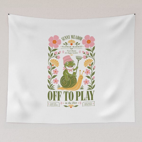Item preview, Urban Gardening Off To Play Sunny Meadow designed and sold by LuminOrb.