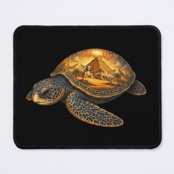 Item preview, Resting Sea Turtle | Ocean Pyramid Art Collection designed and sold by Zaru Art Studio.