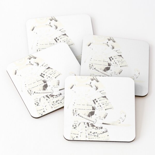 Item preview, Kawaii Cat Anime Japanese Retro Samurai Novelty Funny Cat designed and sold by StefanieKappel.