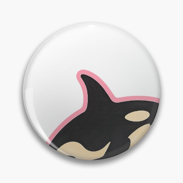 Item preview, pink retro orca killer whale designed and sold by ellmoswrld.