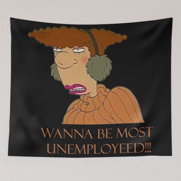 Item preview, Wanna Be Most Unemployeed!!! designed and sold by QueenAlicorn.