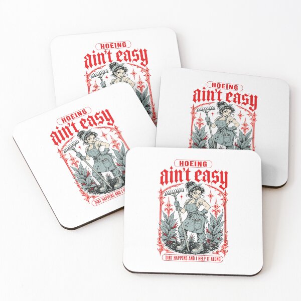 Item preview, Hoeing Aint Easy Dirt Happens Gardening designed and sold by LuminOrb.