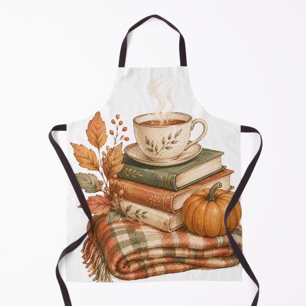 Item preview, Autumn Reading Nook Cozy Fall Book Lover Art designed and sold by DreamelleStudio.