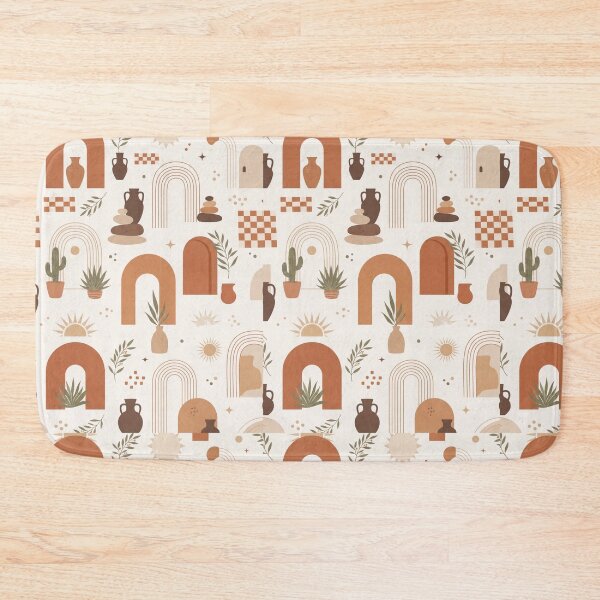 Item preview, Moody Terracotta Arch | Earthy Mediterranean Seamless Pattern | Modern Boho Aesthetic designed and sold by AP Digi Store.