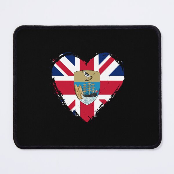 Item preview, Distressed Saint Helena Flag Heart SH-HL designed and sold by shitpostee.