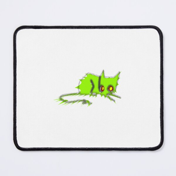 Item preview, Green spooky cat designed and sold by VesperaVoid.