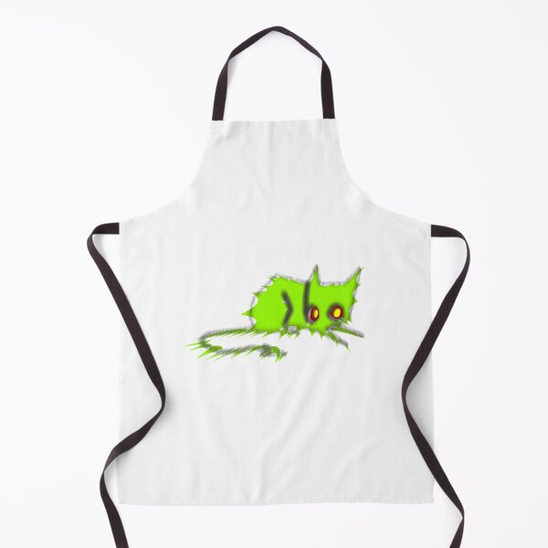 Item preview, Green spooky cat designed and sold by VesperaVoid.