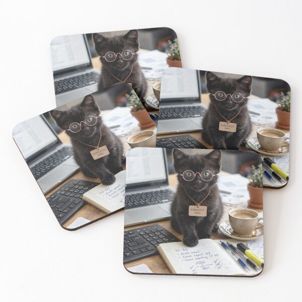 Item preview, Office cat designed and sold by frankuffmann.