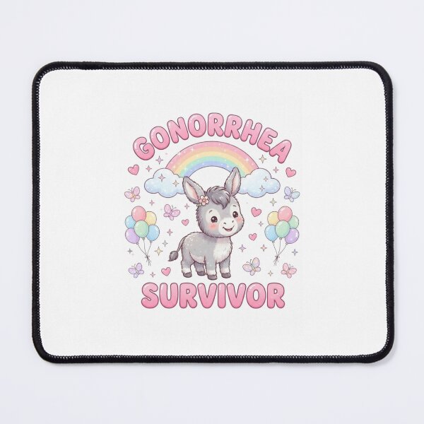 Item preview, Donkey Gonorrhea survivor funny gag adult humor novelty designed and sold by CheeseBlueprint.