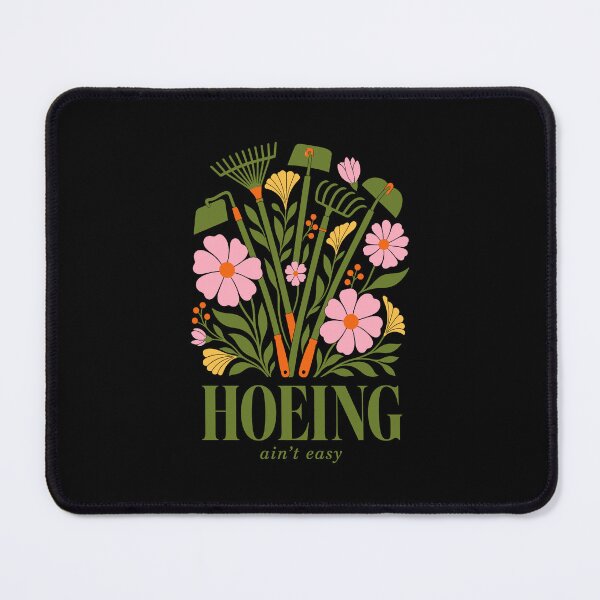 Item preview, Hoeing Ain't Easy Organic Gardening Plants designed and sold by LuminOrb.