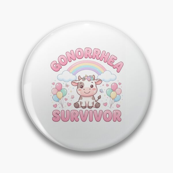 Item preview, Cow Gonorrhea survivor funny gag adult humor novelty  designed and sold by CheeseBlueprint.