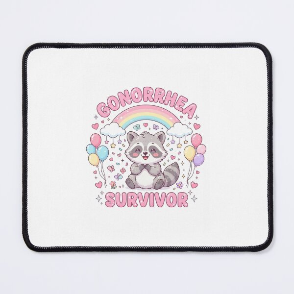 Item preview, Raccoon Gonorrhea survivor funny gag adult humor novelty designed and sold by CheeseBlueprint.
