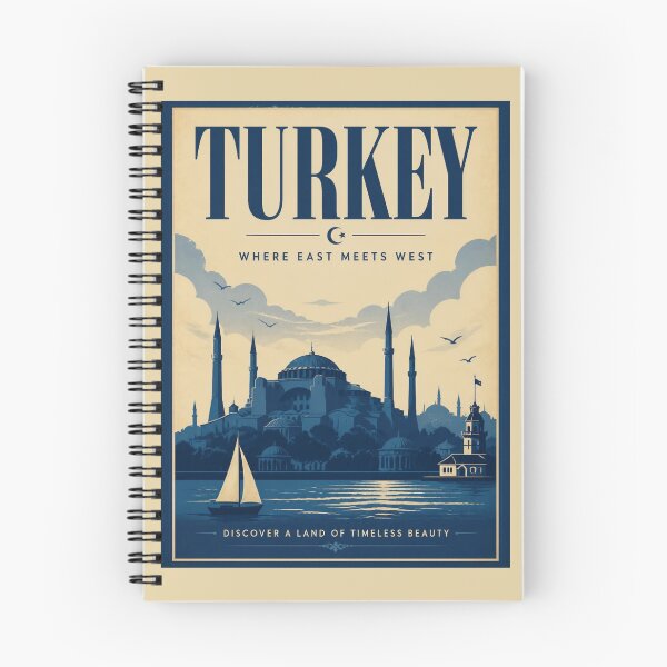 Item preview, Vintage Turkey Poster designed and sold by GoodOldVintage.