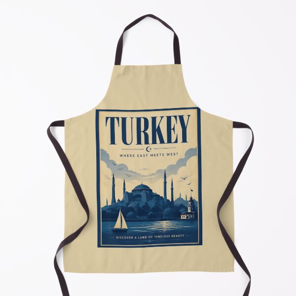 Item preview, Vintage Turkey Poster designed and sold by GoodOldVintage.
