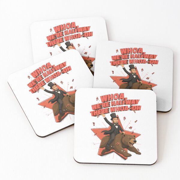 Item preview, Lincoln on a bear – Misheard Abraham Lincoln lyric parody design designed and sold by messy-nessie.