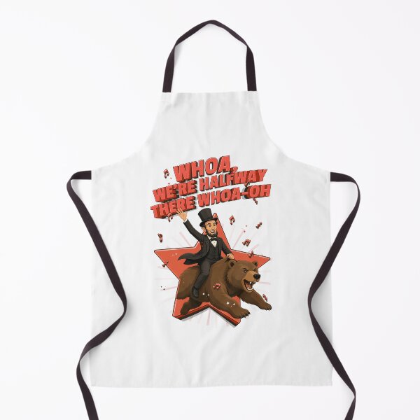 Item preview, Lincoln on a bear – Misheard Abraham Lincoln lyric parody design designed and sold by messy-nessie.