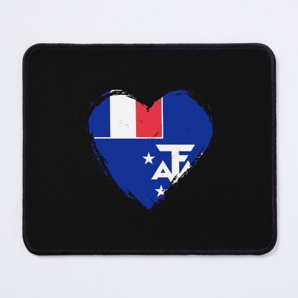 Item preview, Distressed French Southern Territories Flag Heart TF designed and sold by shitpostee.