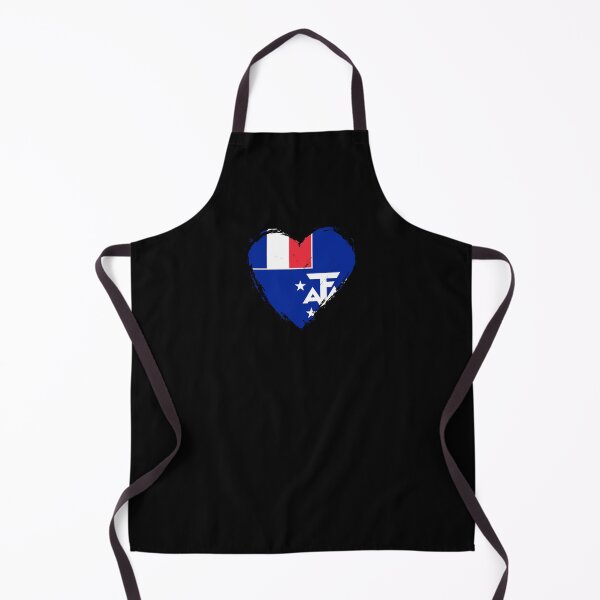 Item preview, Distressed French Southern Territories Flag Heart TF designed and sold by shitpostee.