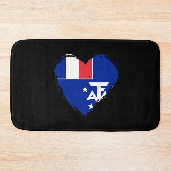 Item preview, Distressed French Southern Territories Flag Heart TF designed and sold by shitpostee.