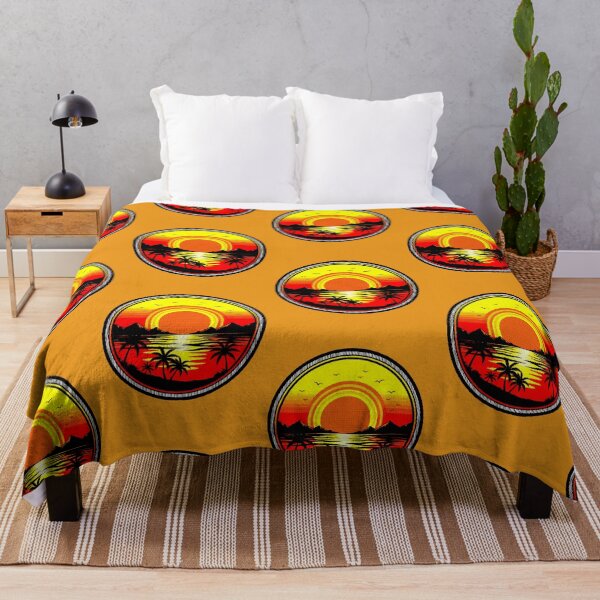 Item preview, Tropical Sunset | Retro Palm Tree Silhouette designed and sold by AstronautMerch.