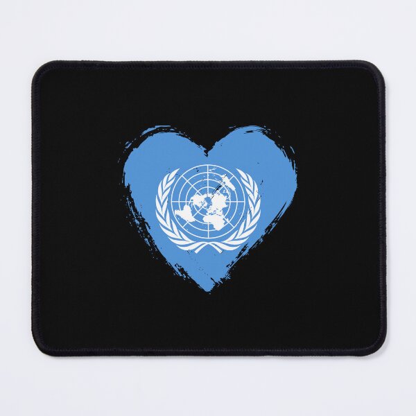 Item preview, Distressed United Nations Flag Heart UN designed and sold by shitpostee.