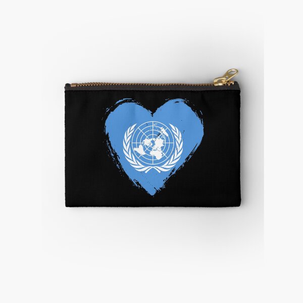 Item preview, Distressed United Nations Flag Heart UN designed and sold by shitpostee.