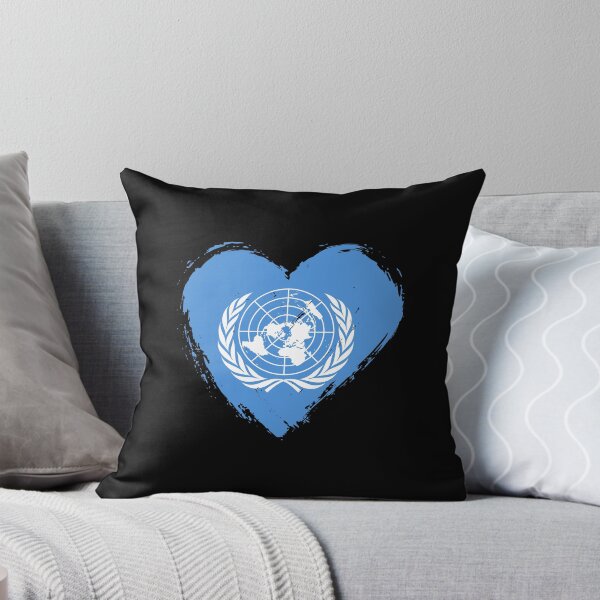 Item preview, Distressed United Nations Flag Heart UN designed and sold by shitpostee.