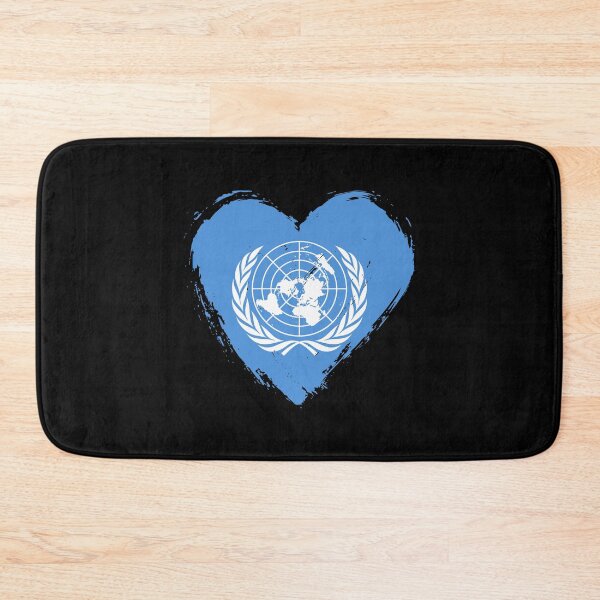 Item preview, Distressed United Nations Flag Heart UN designed and sold by shitpostee.