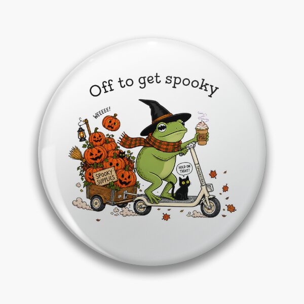 Item preview, Off To Get Spooky designed and sold by cabanalunaire.