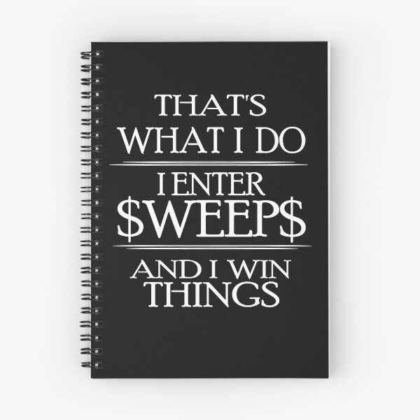 Item preview, Funny Sweepstakes and Giveaways Quote designed and sold by RiffXS.