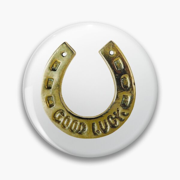 Item preview, vintage good luck horse shoe gold designed and sold by ellmoswrld.