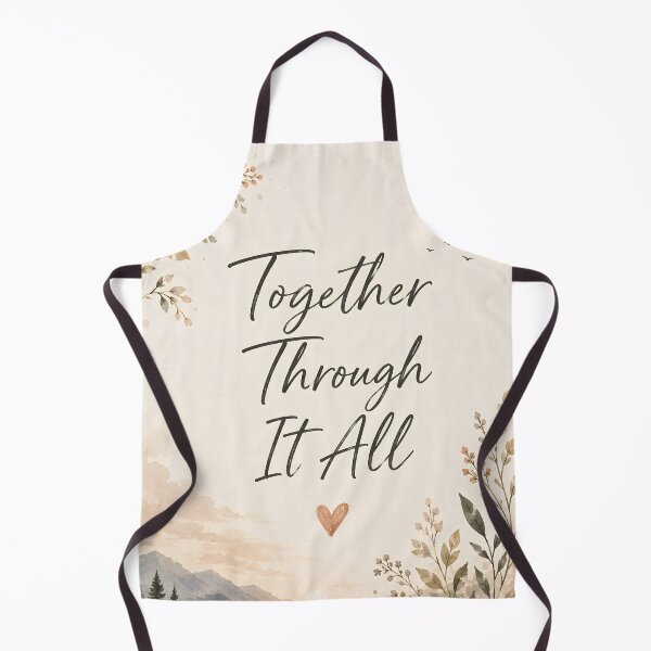 Item preview, Together Through It All – Watercolor Couple Anniversary Gift designed and sold by blankTeeShirt.
