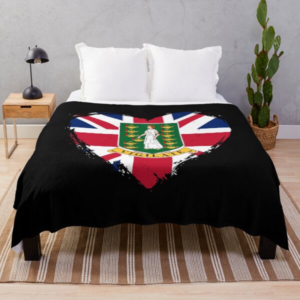 Item preview, Distressed British Virgin Islands Flag Heart VG designed and sold by shitpostee.