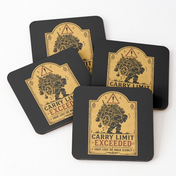 Item preview, Adventurer Carry Limit Warning Sign designed and sold by agearb.