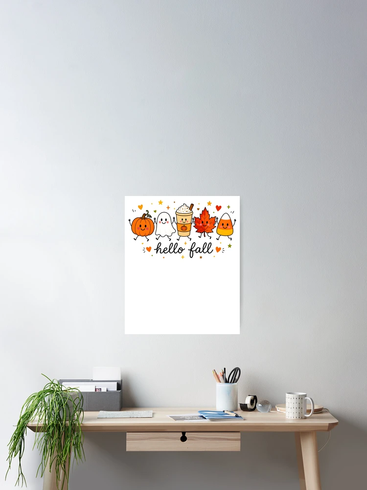 Thumbnail 2 of 3, Poster, Hello Fall designed and sold by Rucrative5698.