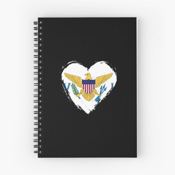 Item preview, Distressed United States Virgin Islands Flag Heart VI designed and sold by shitpostee.